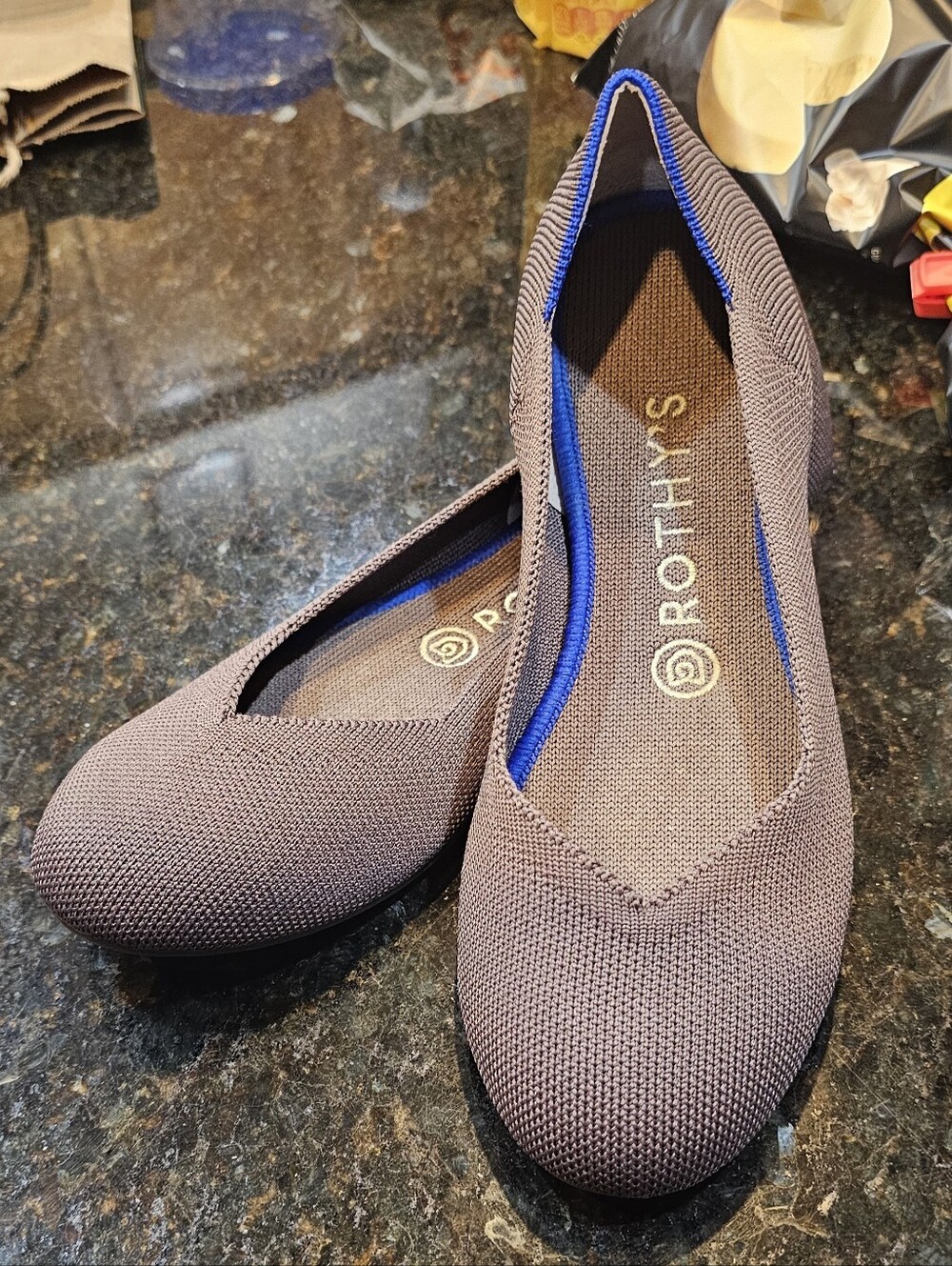 Rothy's Women’s Purple Knit Flat